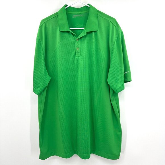 Nike Golf Dri-Fit Green Tour Performance Polo Shirt Men's XXL - Picture 1 of 5